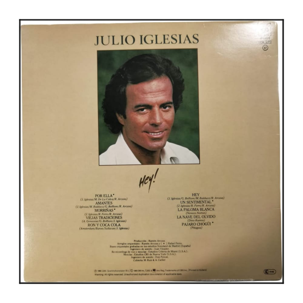Julio Iglesias: Hey!