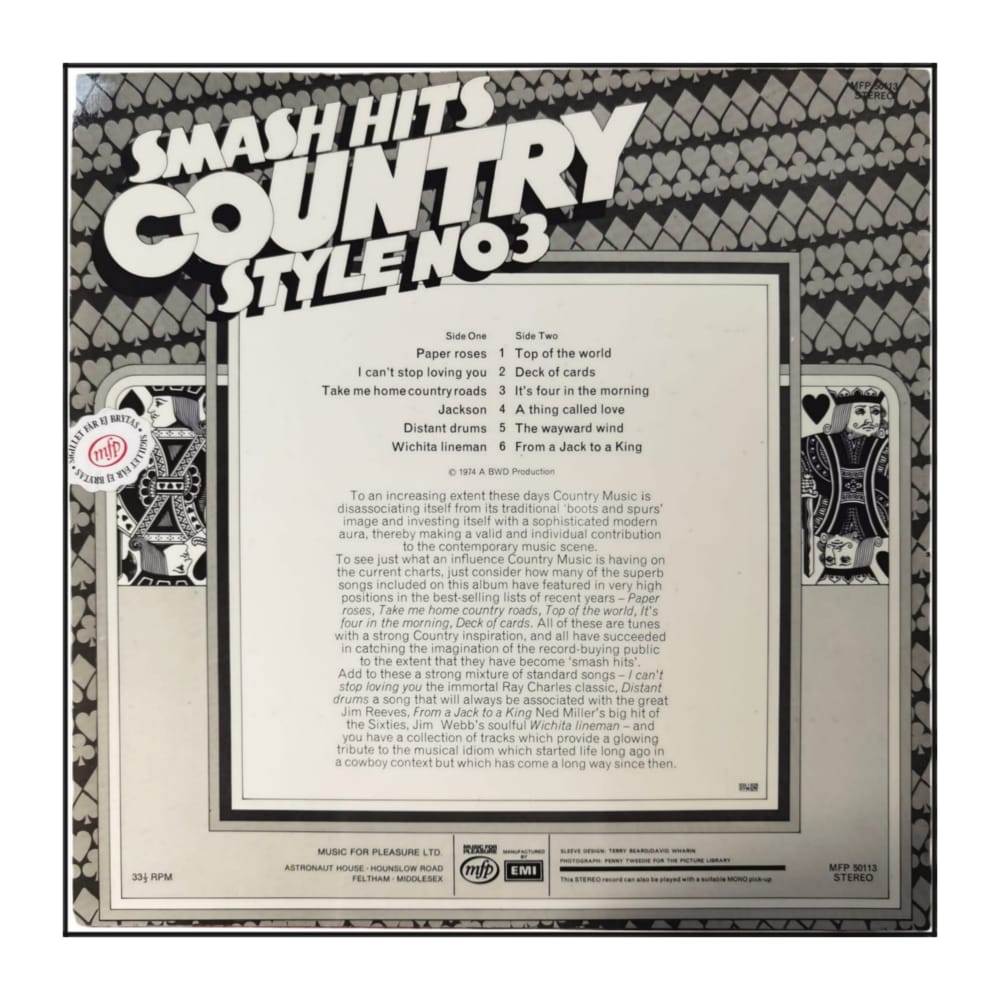 Smash Hits Country Style - No 3