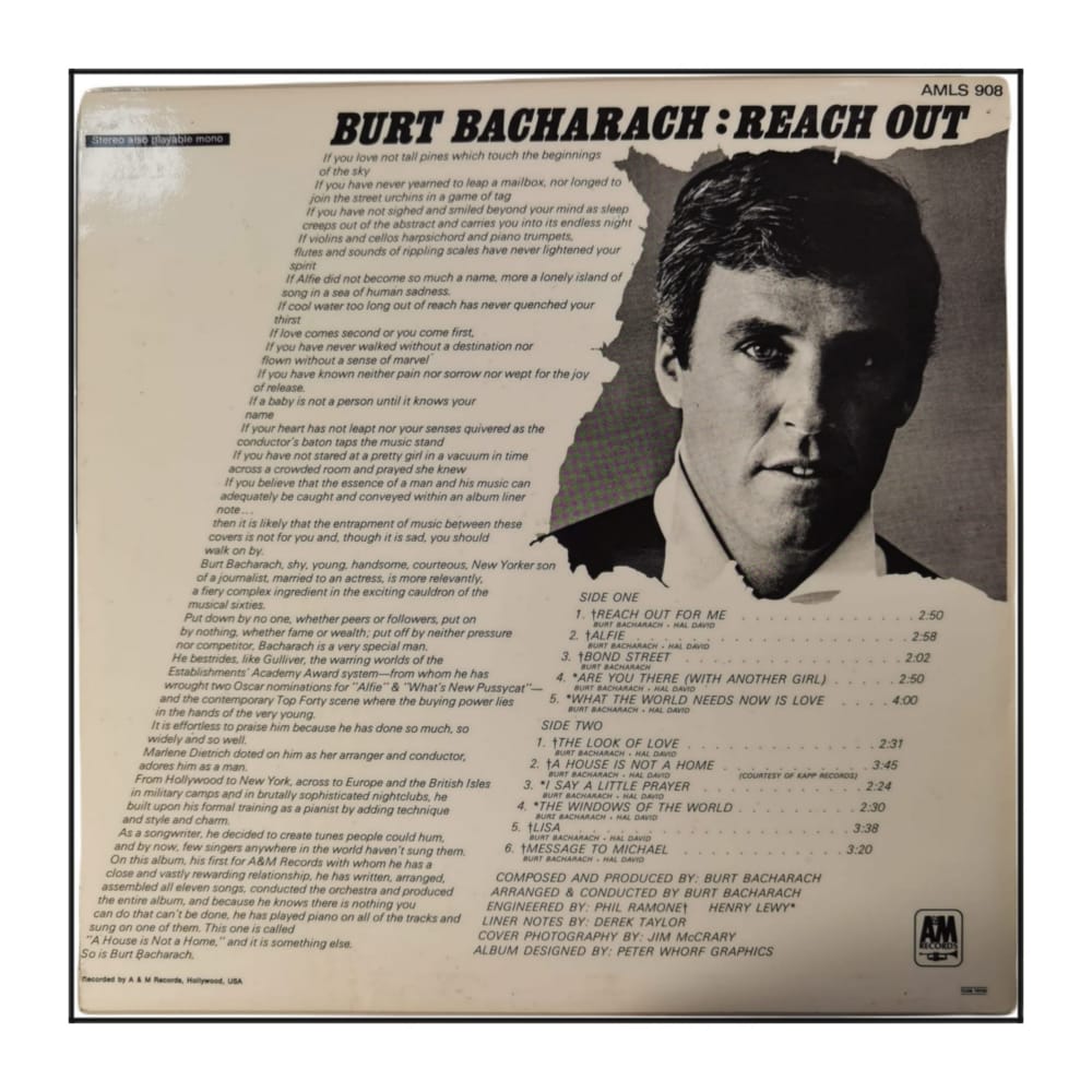 Burt Bacharach: Reach Out