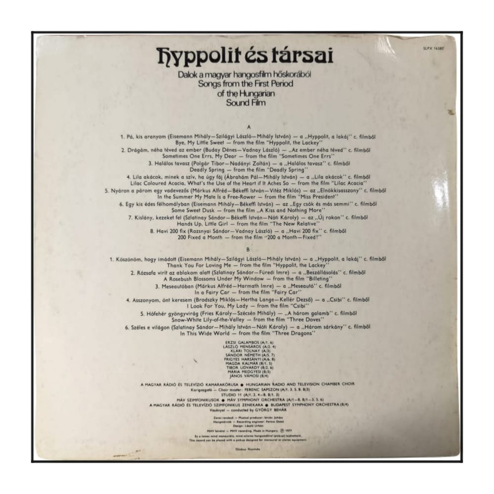 Hyppolit És Társai
