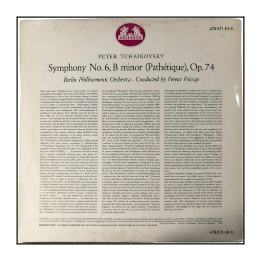 Pyotr Ilyich Tchaikovsky: Symphony No 6 B Minor Op 74 - Pathétique