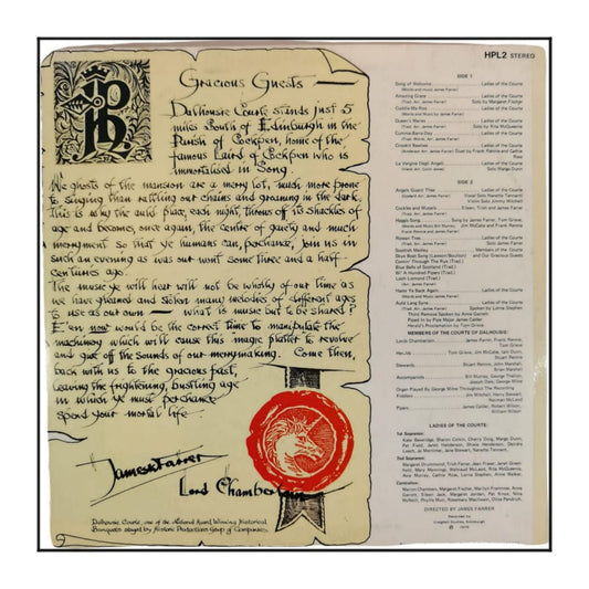 Members Of The Courte Of Dalhousie: Melodie At Dalhousie Courte