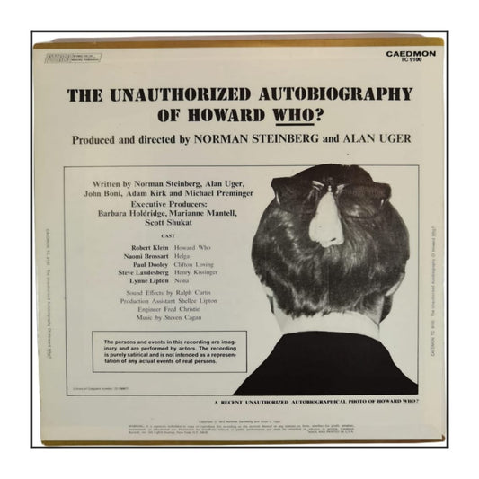 Norman Steinberg & Alan Uger: The Unauthorized Autobiography Of Howard Who?
