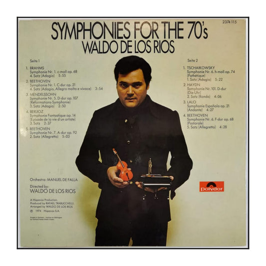 Waldo De Los Rios: Symphonies For The 70'S