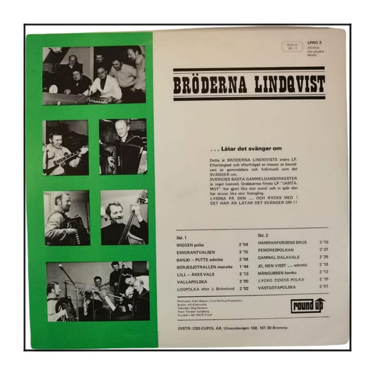 Bröderna Lindqvist: Låtar Det Svänger Om