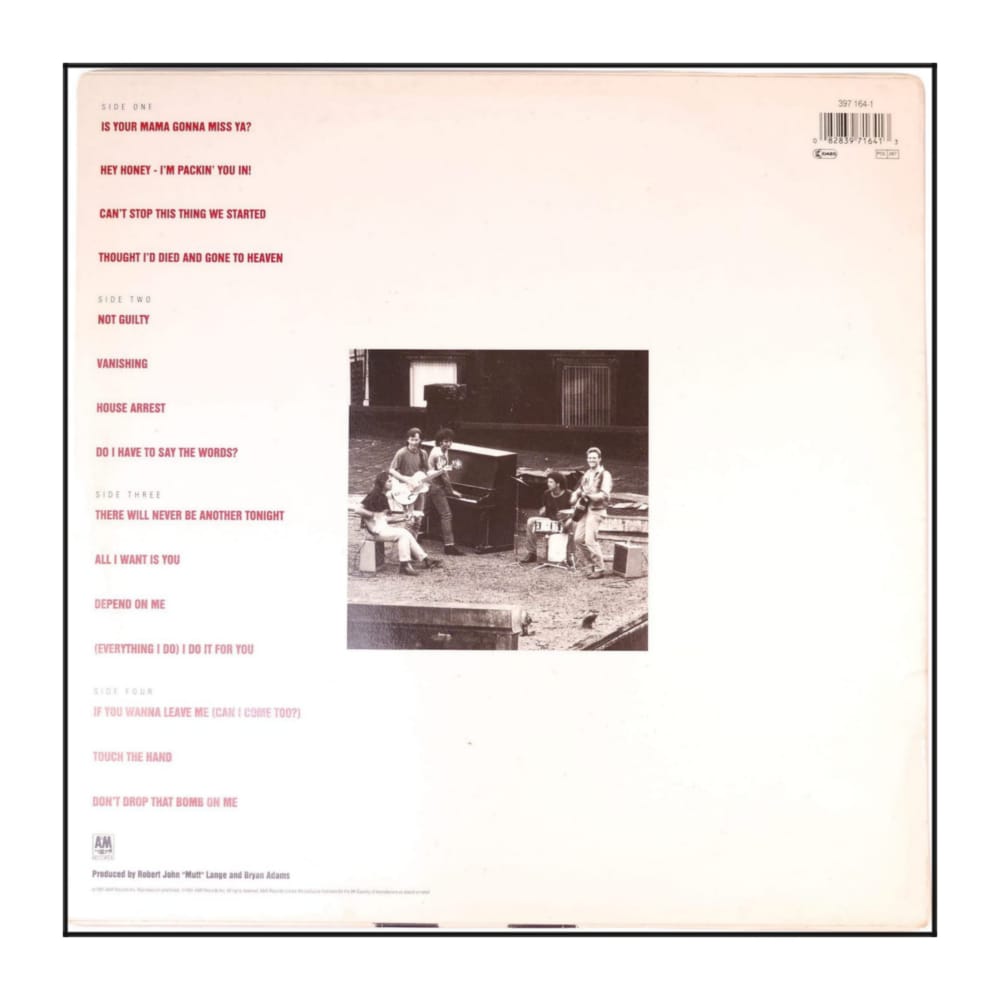 Bryan Adams: Waking Up The Neighbours 82839716413