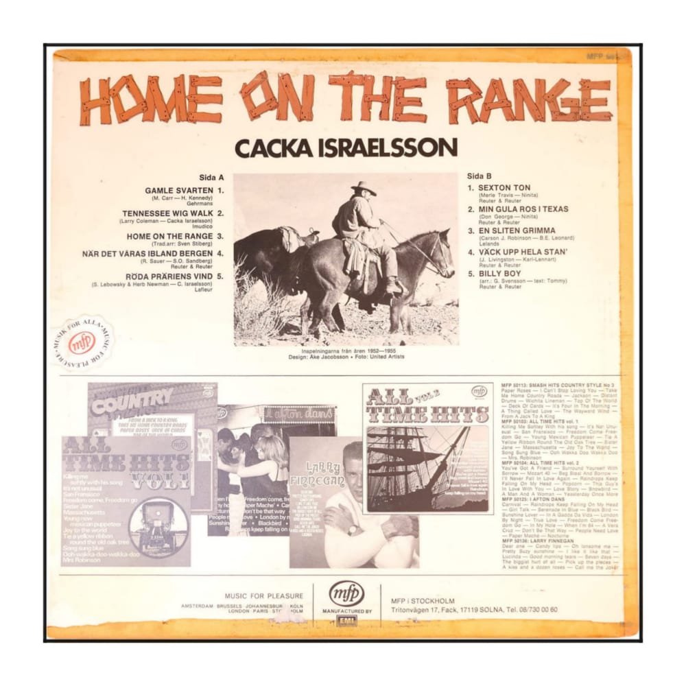 Cacka Israelsson: Home On The Range