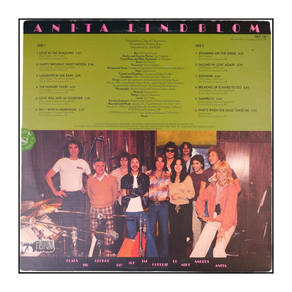 Anita Lindblom: Love In The Shadows