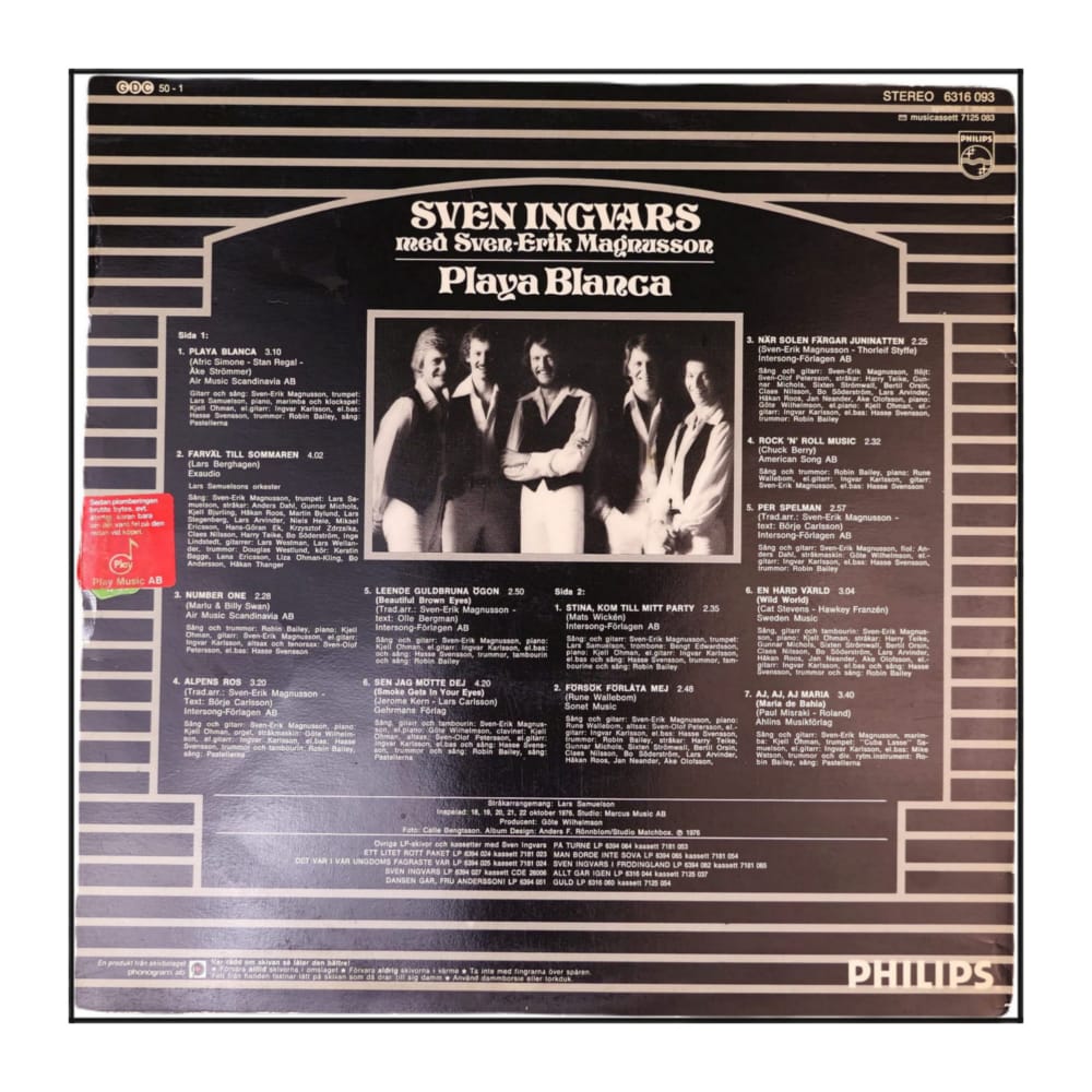 Sven-Ingvars & Sven-Erik Magnusson: Playa Blanca