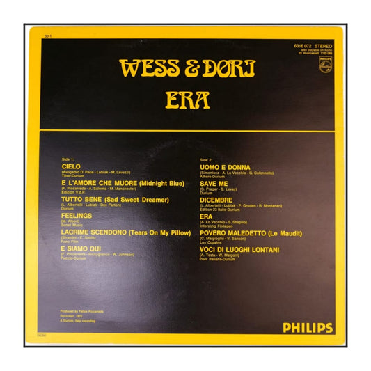 Wess & Dori Ghezzi: Era