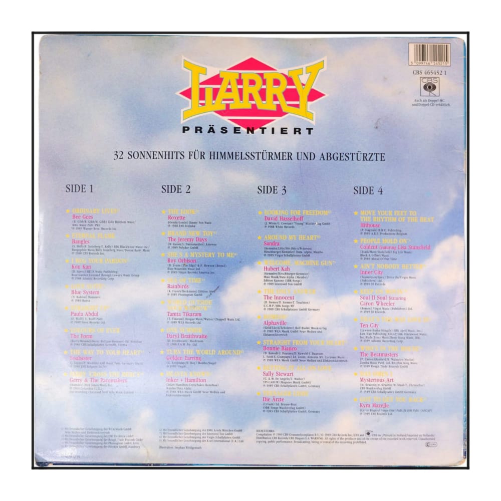 Larry Präsentiert: 32 Sonnenhits Für Himmelsstürmer Und Abgestürzte 5099746545215