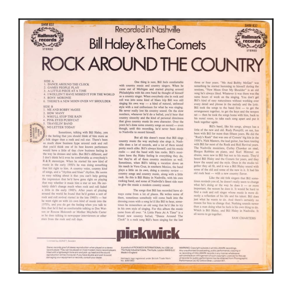 Bill Haley And His Comets: Rock Around The Country