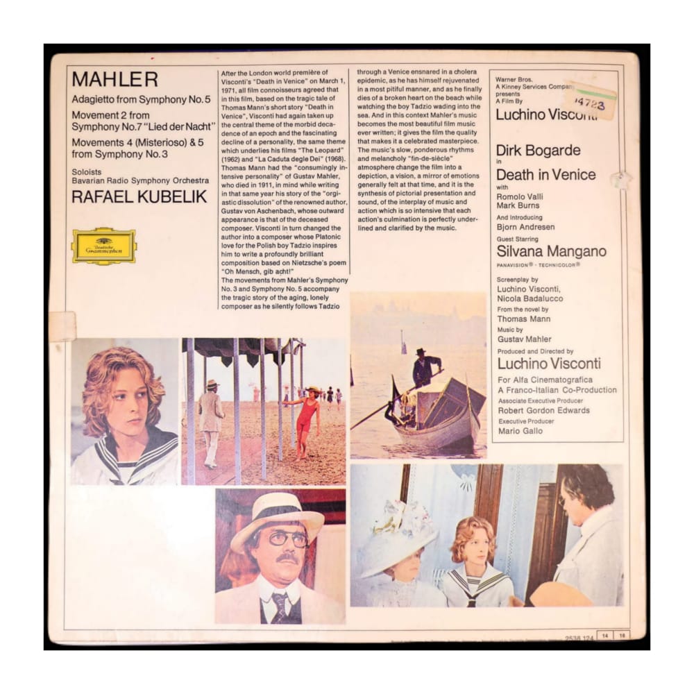 Gustav Mahler: Death In Venice