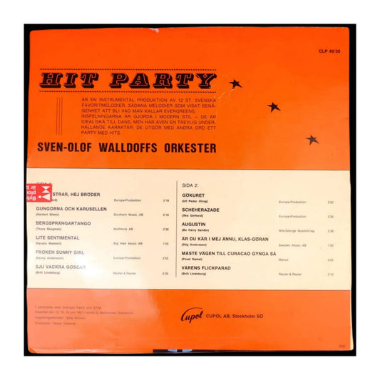 Sven-Olof Walldoffs Orkester: Hit Party