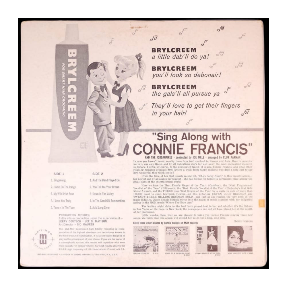 Connie Francis: Sing Along With