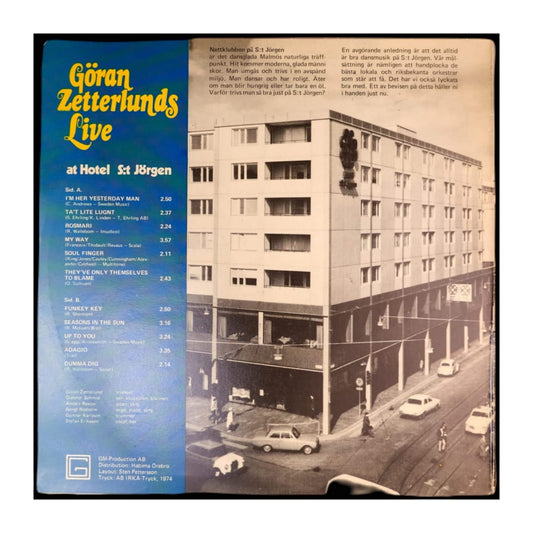 Göran Zetterlunds: Live At Hotel S - T Jörgen