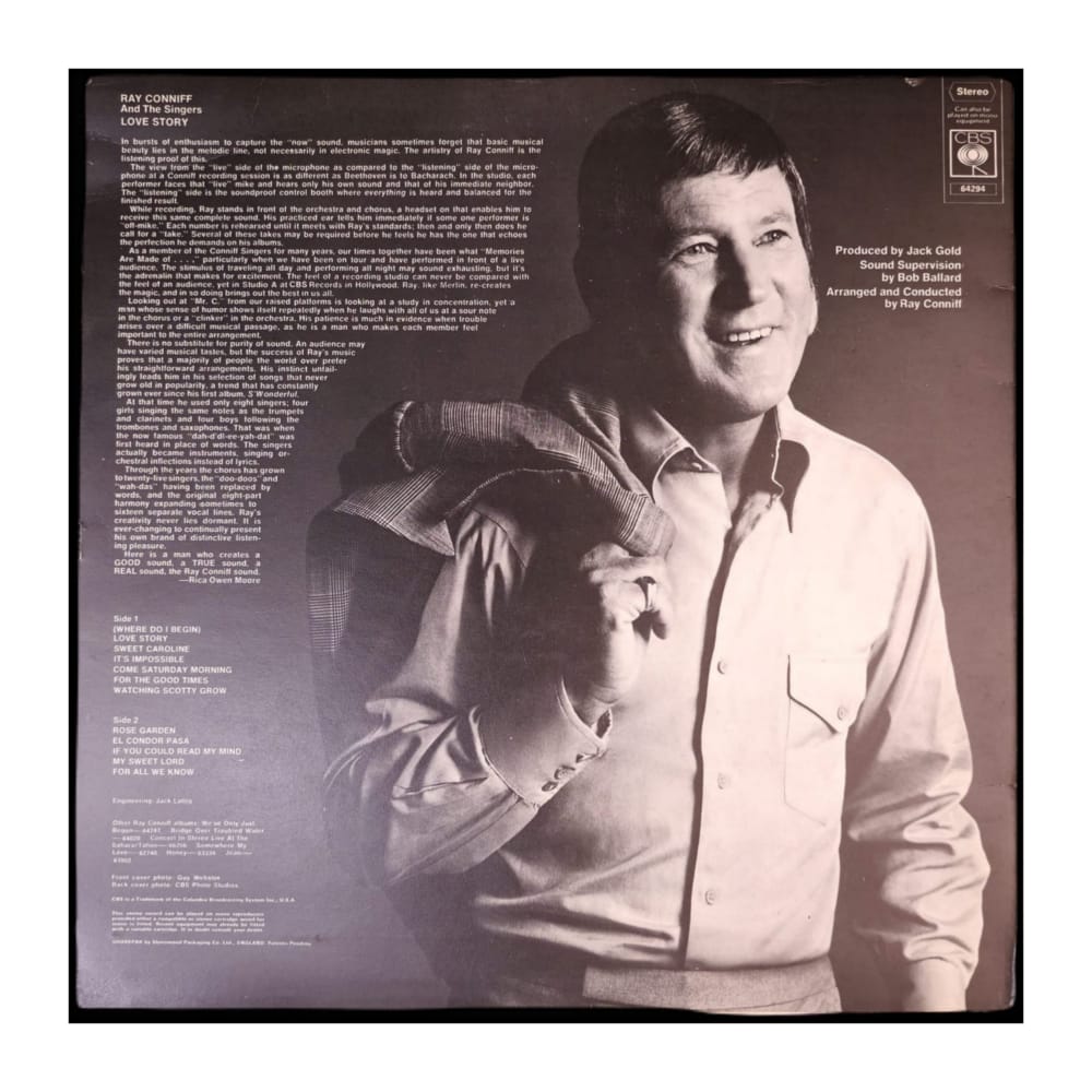 Ray Conniff And The Singers: Love Story