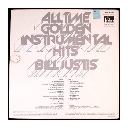 Bill Justis: All Time Golden Instrumental Hits