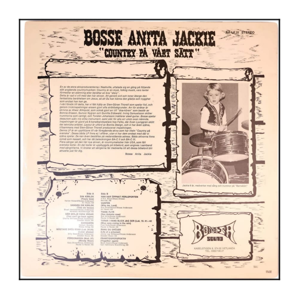 Bosse & Anita & Jackie: Country På Vårt Sätt