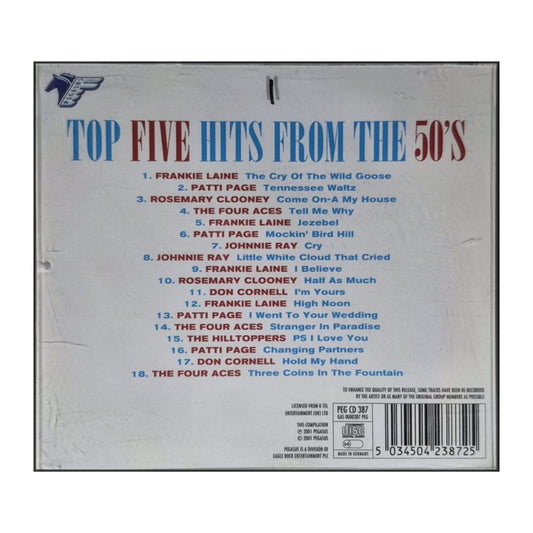 Top Five Hits From The 50S