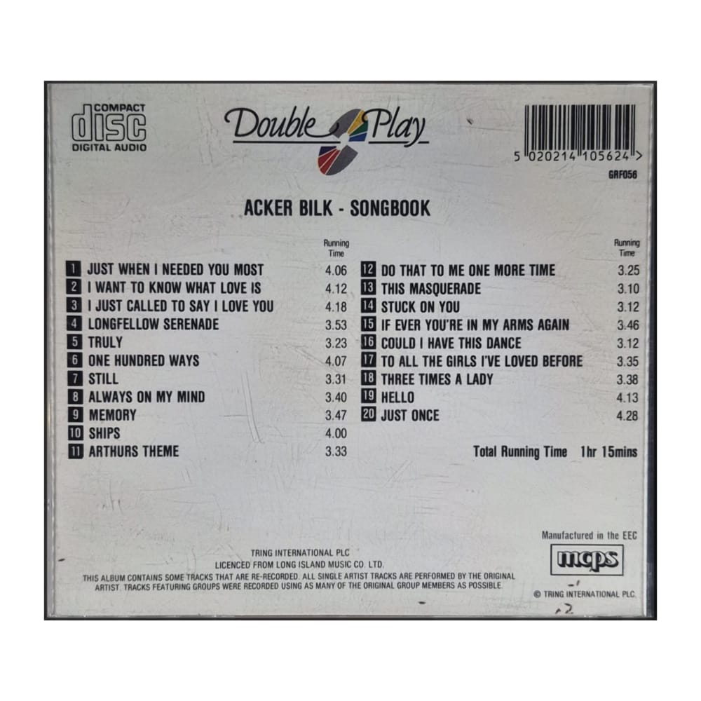 Acker Bilk: Songbook