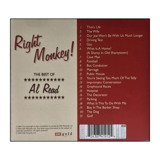 Al Read: Right Monkey: The Best Of