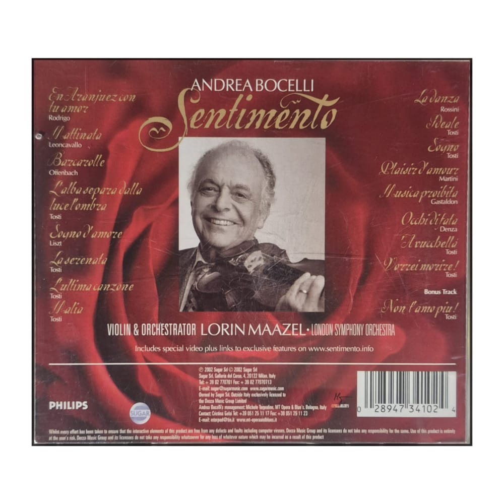 Andrea Bocelli: Sentimento