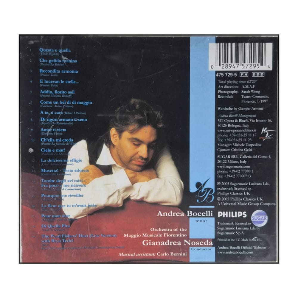 Andrea Bocelli: The Opera Album Aria