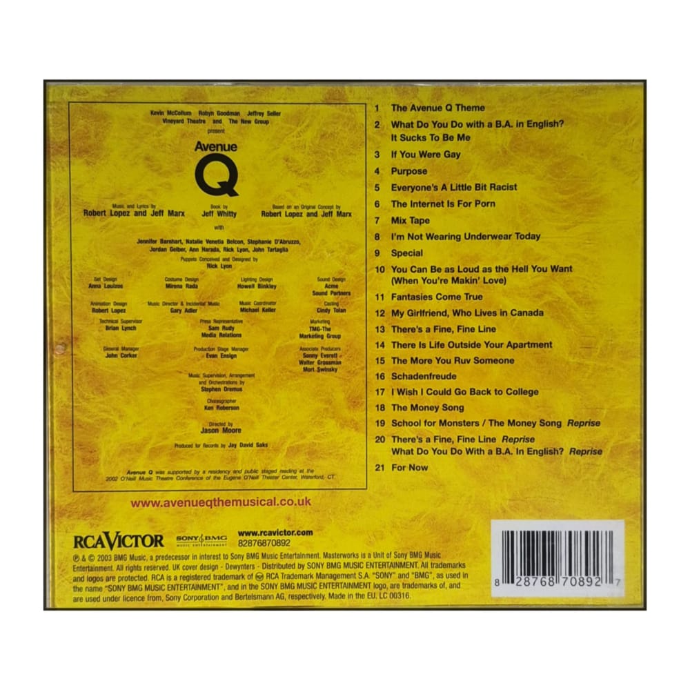 Avenue Q: Original Broadway Cast Recording