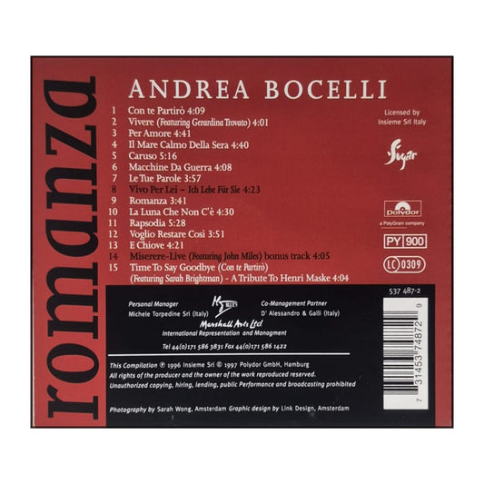 Andrea Bocelli: Romanza