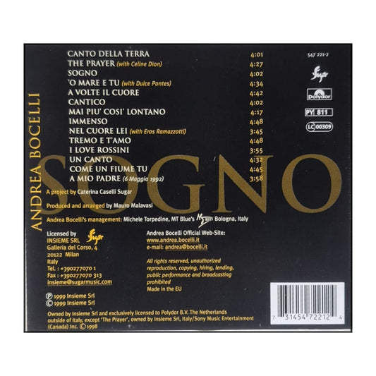 Andrea Bocelli: Sogno