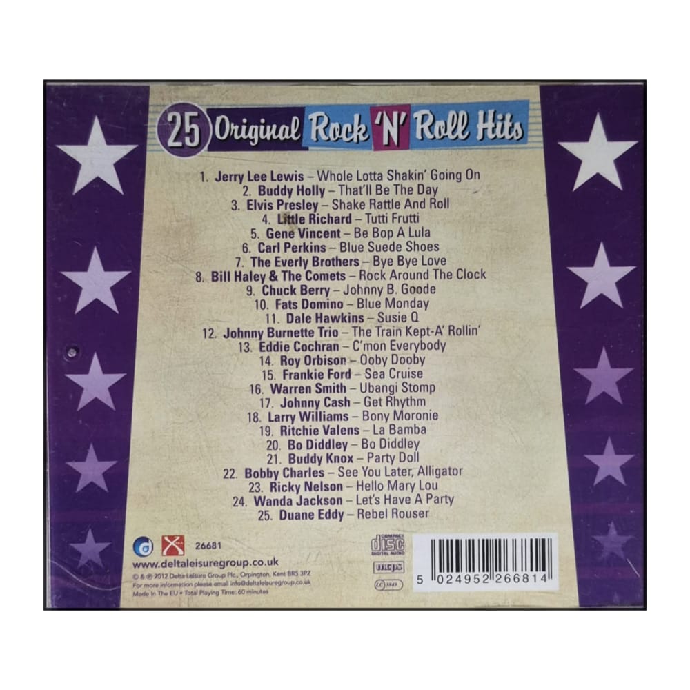 Rock&Roll: 25 Original Rock&Roll Hits