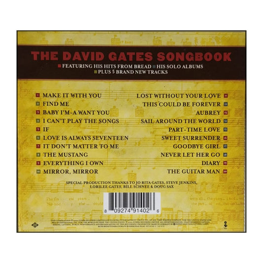 David Gates: Songbook: A Lifetime Of Music
