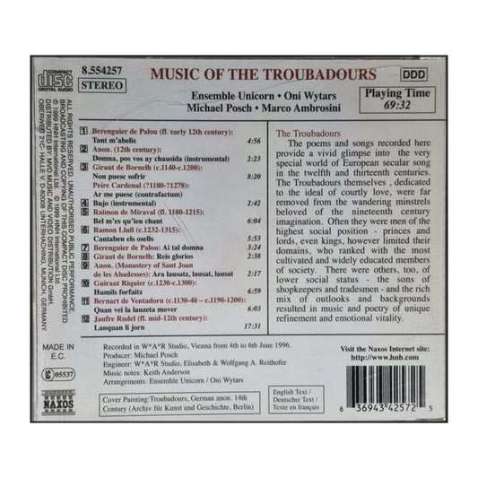 Naxos: Music Of The Troubadours