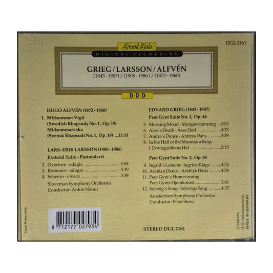 Grieg & Larsson & Alfvén: Peer Gynt Suites + Pastoral Suite + Midsummer Vigil