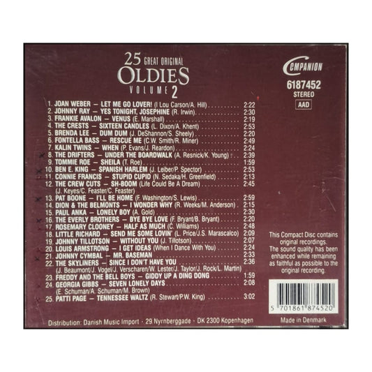 Great Original Oldies: 25 Great Original Oldies V2
