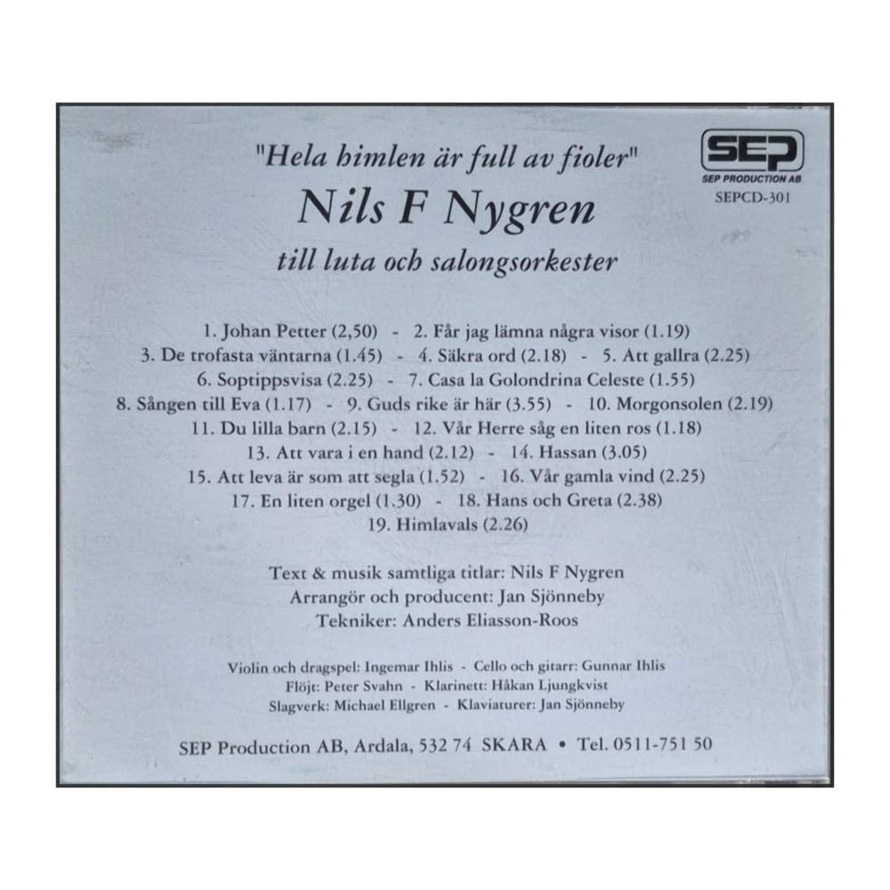 Nils F Nygren: Hela Himlen Är Full Av Fioler