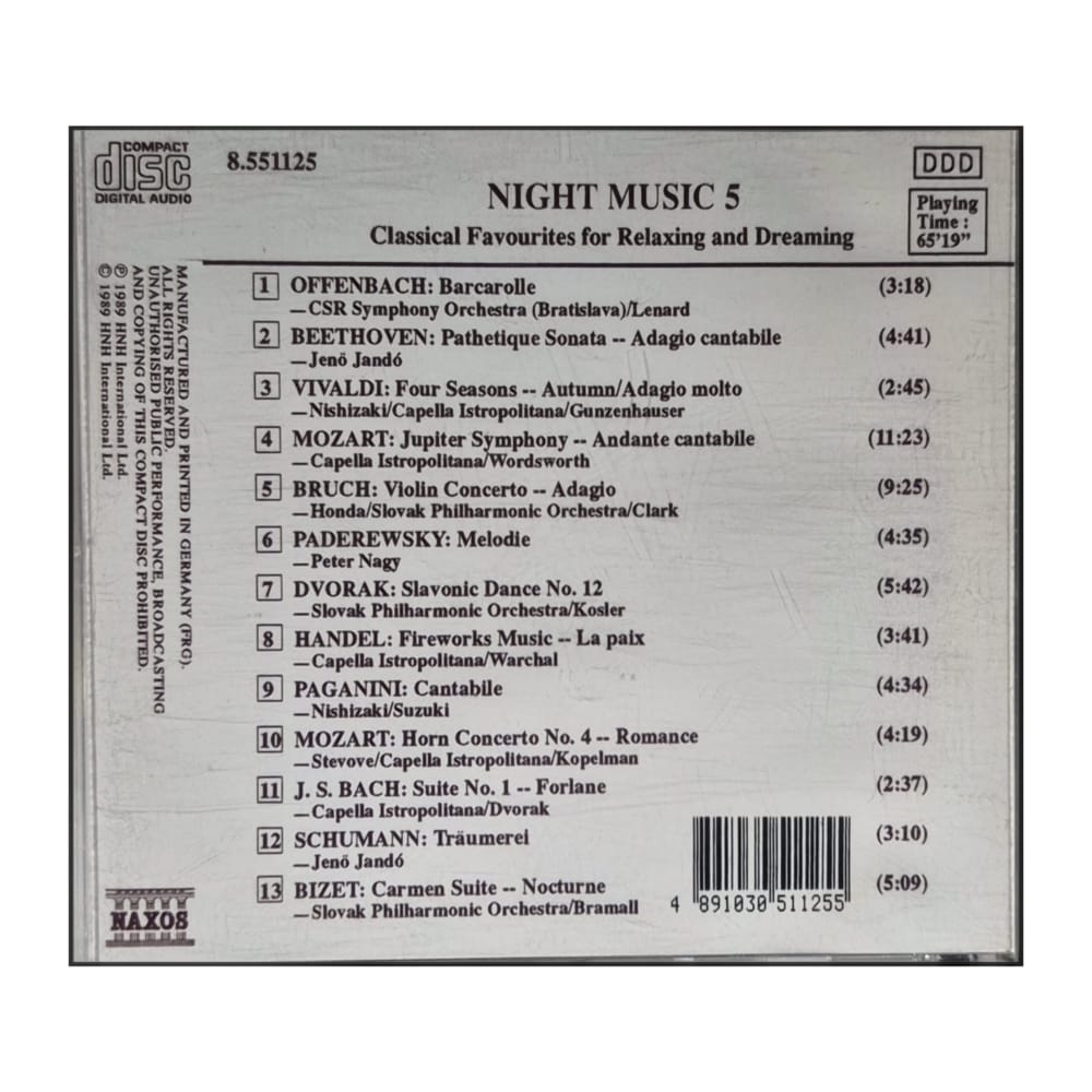 Naxos: Night Music