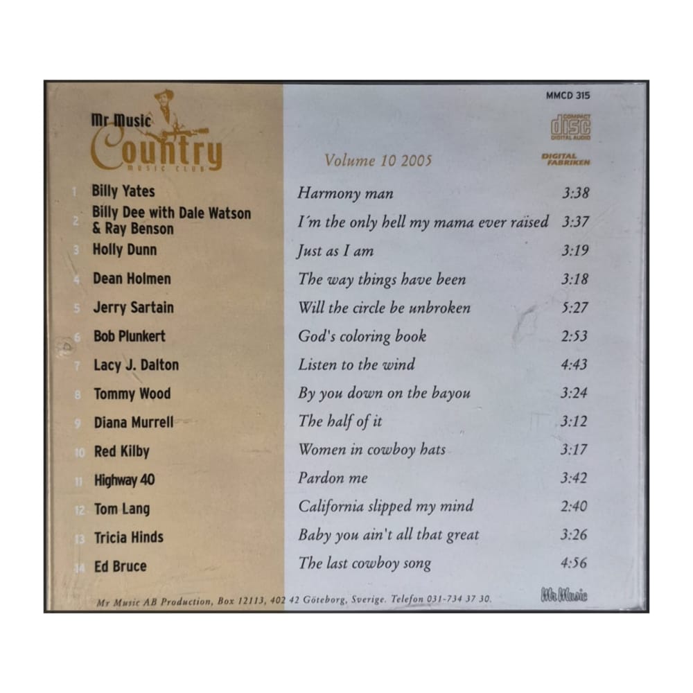 Mr Music Country 2005-10