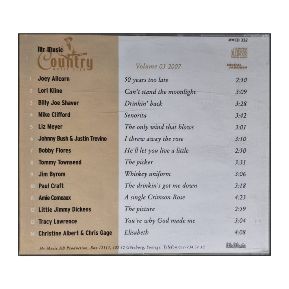 Mr Music Country 2007-03