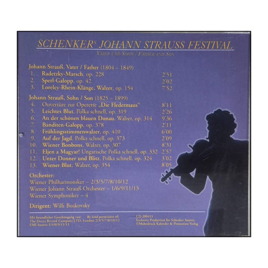 Strauss: Schenker'S Johann Strauss Festival