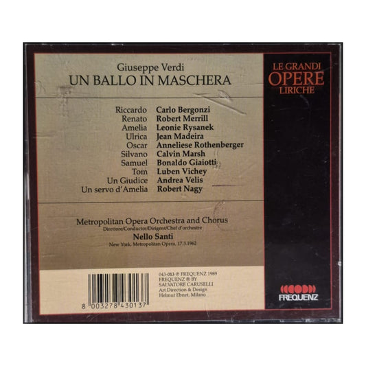Giuseppe Verdi: Un Ballo In Maschera