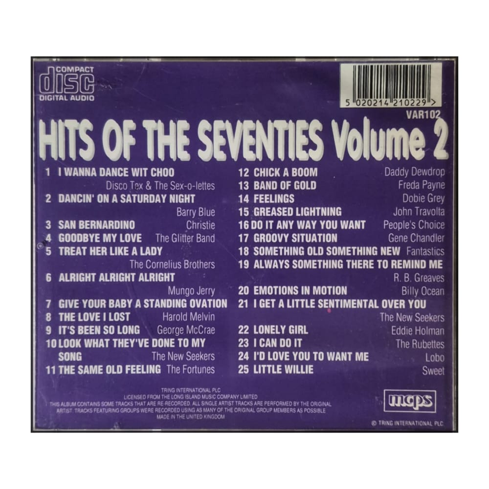 Hits Of The 1970S V2