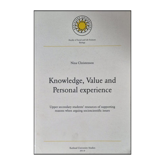 Nina Christenson: Knowledge Value And Personal Experience