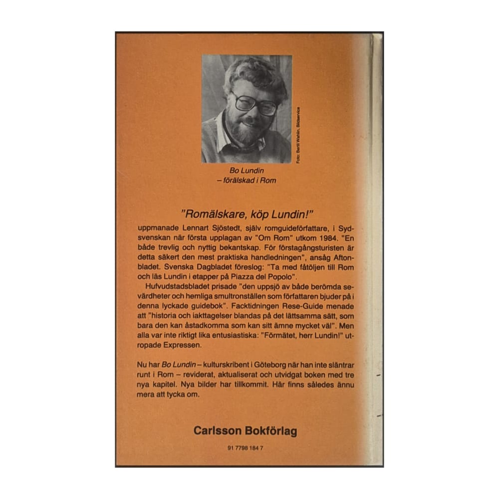Bo Lundin: Om Rom