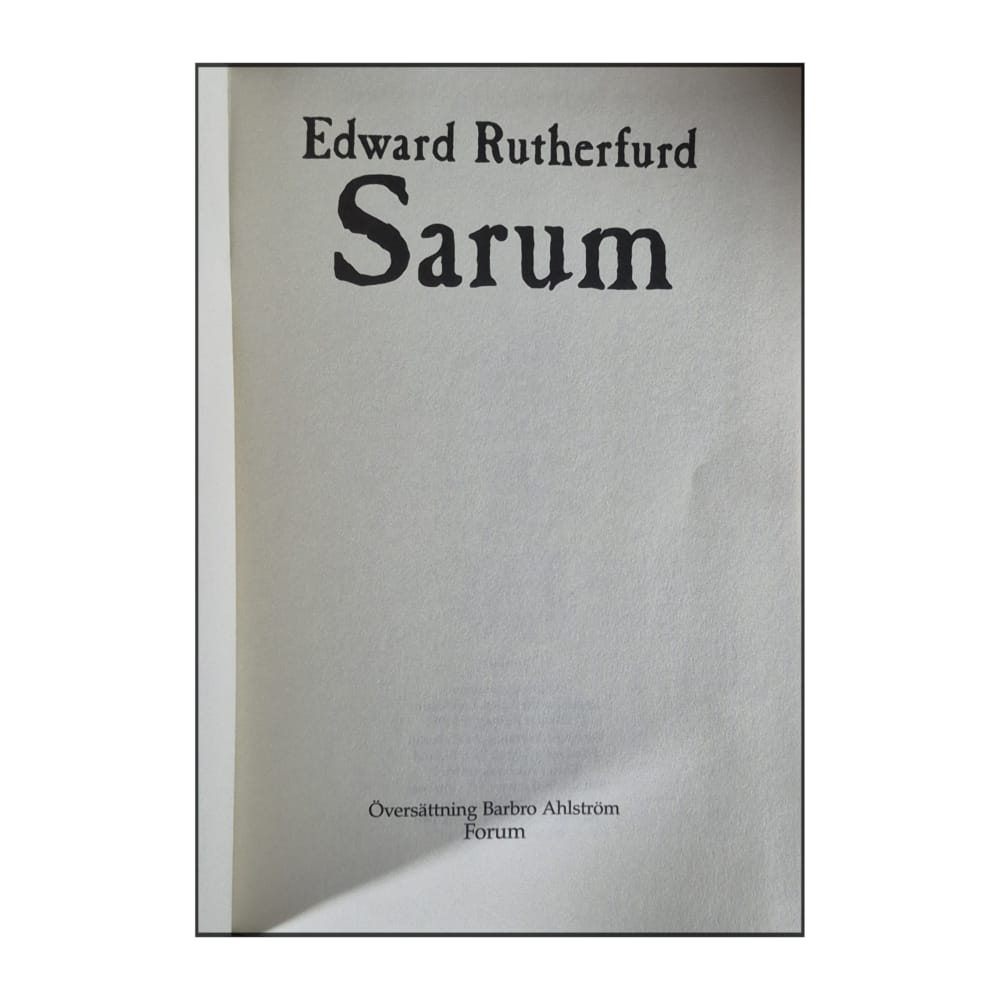 Edward Rutherfurd: Sarum