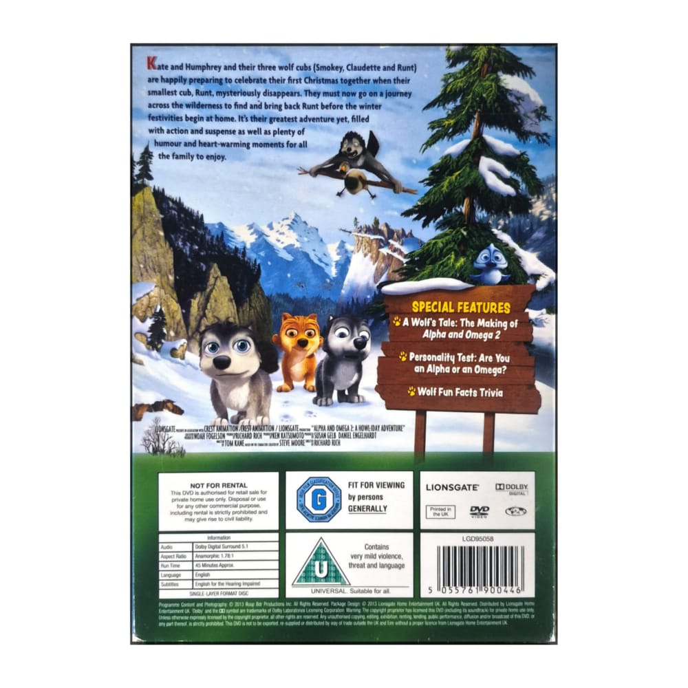 Alpha And Omega 2: A Howl-Iday Adventure