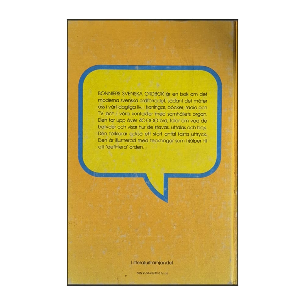 Bonniers Svenska Ordbok: Sten Malmström & Iréne Györki