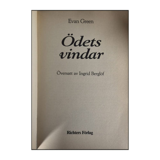 Evan Green: Ödets Vindar