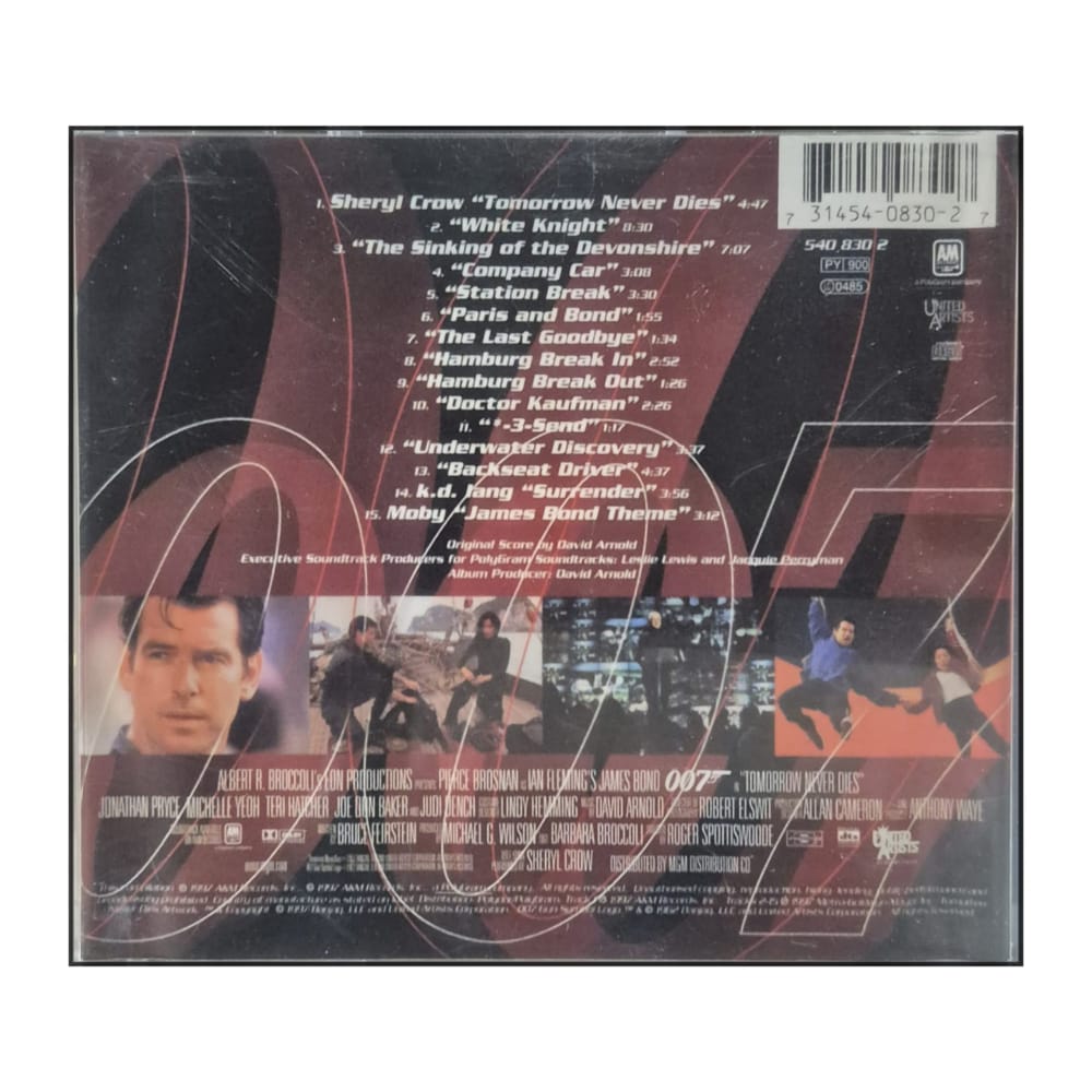 James Bond Tomorrow Never Dies: Music From The Motion Picture
